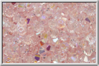 Bhm. Kristallschliffperle, Bicone, 3mm, rosaline, trans., AB, 50 Stk.