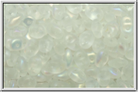 SD-00030-28771, SuperDuo Beads, crystal, trans., AB, matte, 10g