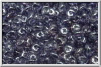 SD-20500-14400, SuperDuo Beads, tanzanite, trans., luster, 10g