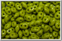 SD-53420-00000, SuperDuo Beads, olivine, lt., op., 10g