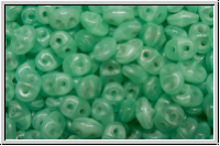 SD-61100-00000, SuperDuo Beads, green, uranium, opal, 10g