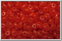 SD-91220-00000, SuperDuo Beads, orange, dk., opal, 10g