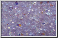 Bhm. Glasschliffperle, feuerpol., 4mm, alexandrite, trans., AB, 50 Stk.