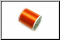 K.O. Beading Thread, Fdelgarn, orange, 1 Spule