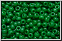 RR-11-2048, MIYUKI Rocailles, 11/0, green, hunter (dyed), op., matte, 10g