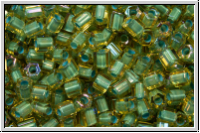 TH-11-0952, TOHO Hexagon, 11/0, topaz, lt., trans., seafoam-ld., 10g