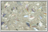 GemDUO, 5x8mm, crystal, trans., AB, 25 Stk.