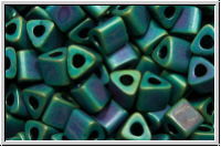 TG-08-0706, TOHO Triangles, 08/0, teal, met., matte, iris., 10g