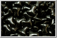 Tee-Beads, PRECIOSA, 2x8mm, black, op., 50 Stk.