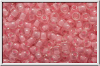 R-11-0379, TOHO Rocailles, 11/0, crystal, trans., cotton candy-ld., 10g