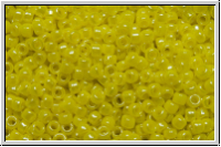 R-15-0128, TOHO Rocailles, 15/0, yellow, op., luster, 5g