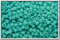 R-15-0055f, TOHO Rocailles, 15/0, turquoise, op., matte, 5g