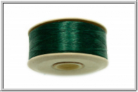 NYMO, Size0, Beading Thread, Nylon-Fdelgarn, green, dk., 1 Spule