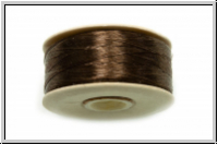 NYMO, Size0, Beading Thread, Nylon-Fdelgarn, brown, 1 Spule