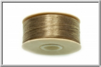 NYMO, Size0, Beading Thread, Nylon-Fdelgarn, sand ash, 1 Spule