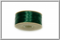 NYMO, SizeB, Beading Thread, Nylon-Fdelgarn, green, dk., 1 Spule