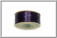 NYMO, SizeB, Beading Thread, Nylon-Fdelgarn, purple, dk., 1 Spule