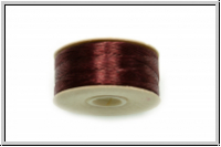 NYMO, SizeB, Beading Thread, Nylon-Fdelgarn, burgundy, 1 Spule