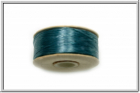 NYMO, SizeB, Beading Thread, Nylon-Fdelgarn, turquoise, 1 Spule