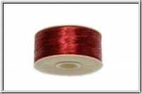 NYMO, SizeD, Beading Thread, Nylon-Fdelgarn, red, 1 Spule