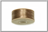 NYMO, SizeD, Beading Thread, Nylon-Fdelgarn, sand ash, 1 Spule