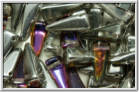 VILLA Beads, PRECIOSA, 6x6x14mm, crystal, trans., volcano, 20 Stk.