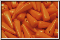 VILLA Beads, PRECIOSA, 6x6x14mm, orange, lt., op., 20 Stk.