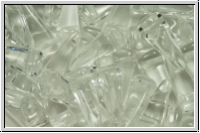 VILLA Beads, PRECIOSA, 6x6x14mm, crystal, trans., 20 Stk.