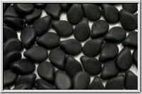 Pip-Beads, 5x7mm, black, op., matte, 50 Stk.