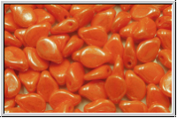 Pip-Beads, 5x7mm, orange, lt., op., luster, 50 Stk.