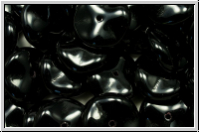 Ripple-Beads, 12mm, black, op., 12 Stk.