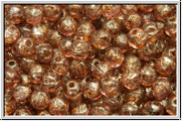 English Cut-Beads, 3,5mm, crystal, trans., violet senegal, 50 Stk.