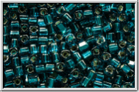 TCS-15-0027bd, TOHO Cubes, 1,5mm, teal, trans., silver-ld., 5g