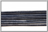 Lederband, 1,3mm, rund, dark blue, Ziege, Lnge 1 m