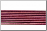 Lederband, 1,3mm, rund, amethyst, Ziege, Lnge 1 m