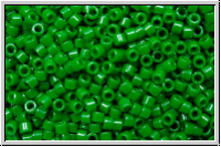 DB0655, MIYUKI Delica, 11/0, green, kelly (dyed), op., 5g