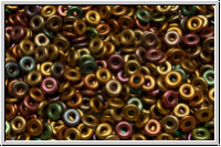 OBD-00030-01620, O-Beads, bronze, met, satin, iris., 5 g