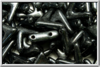 AVA-Beads, 11x10mm, hematite, met., 10 Stk.