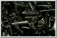 AVA-Beads, 11x10mm, black, op., 10 Stk.