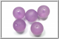 Acryl-Perle, rund, 14mm, lavender, matte, 5 Stk.