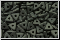 Tri-Beads, 4mm, black, op., matte, 100 Stk.