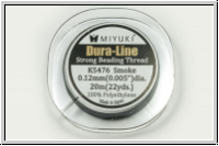 Dura-Line, Fdelgarn, MIYUKI, 0,12mm, smoke, 20m