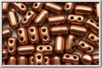 RUL-00030-01780, Rulla Beads, 3x5mm, copper, med., met., satin, 100 Stk. (ca. 11 g)