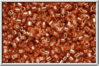 DB2151, MIYUKI Delica, 11/0, rose copper, trans., silver-ld., duracoat, 5g