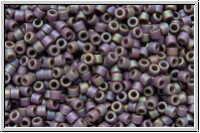 DB2322, MIYUKI Delica, 11/0, grape, op., glazed, matte, AB, 5g