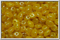 SD-81210-14400, SuperDuo Beads, yellow, opal, luster, 10g