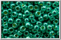 R-11-0578PF, TOHO Rocailles, 11/0, turquoise, galv., met., perm.-finish, 10g