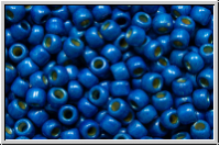 R-11-0585fPF, TOHO Rocailles, 11/0, blue, ocean, galv., met., perm.-finish, matte, 10g