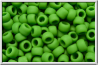 R-08-0047f, TOHO Rocailles, 08/0, green, mint, op., matte, 10g