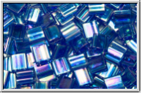 TL-0261, MIYUKI Tila Beads, sapphire, transp., AB, 60 Stk.